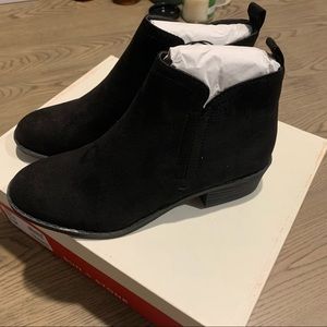 Black ankle boots